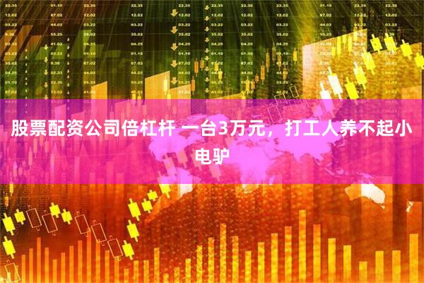 股票配资公司倍杠杆 一台3万元，打工人养不起小电驴